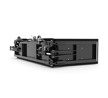 HLA Attachment Hydraulic Adjustment Rubber Scraper Less Mount | Model RSHY815/916 | 8' / 9' Width | For Tractor