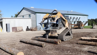 Baumalight Log Splitter | Model RSS380, RSS580 & RSS780 | Attachment Size 14" x 8" | 20 - 55 GPM | For Skid Steers