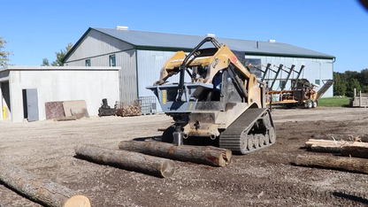 Baumalight Log Splitter | Model RSS380, RSS580 & RSS780 | Attachment Size 14" x 8" | Hydraulic Flow Range 20-55 GPM | For Skid Steers