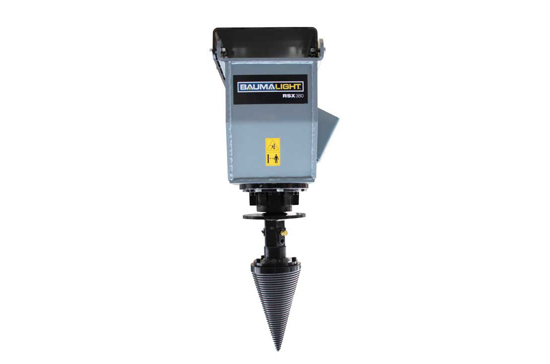 Baumalight Log Splitter | Model RSX380, RSX580 & RSX780 | Diameter 16" To  20" | Machine Size 5 To 20 Tons | For Excavators