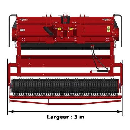 Rotadairon 80.5" & 98" Heavy Duty Single Drive Hydraulic Oil Bath Torque Limiter Stone Buriers For Tractor