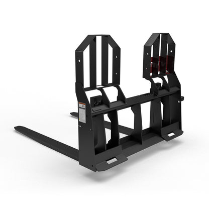 Virnig Rail Pallet Fork Walk-Through | Models PFWT4240 To PFWT4862 | Tine Length 42" To 72" | Widths 50.5" / 45.5" | Hydraulic Flow 15 To 25 GPM | For Skid Steer