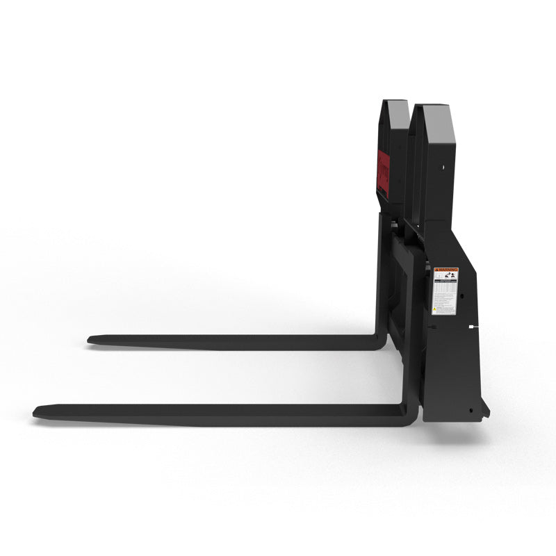 Virnig Rail Pallet Fork Walk-Through | Models PFWT4240 To PFWT4862 | Tine Length 42" To 72" | Widths 50.5" / 45.5" | Hydraulic Flow 15 To 25 GPM | For Skid Steer