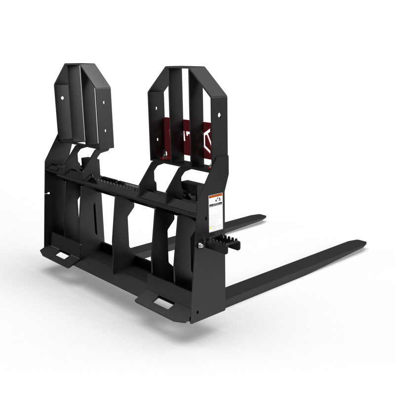 Virnig Rail Pallet Fork Walk-Through | Models PFWT4240 To PFWT4862 | Tine Length 42" To 72" | Widths 50.5" / 45.5" | Hydraulic Flow 15 To 25 GPM | For Skid Steer