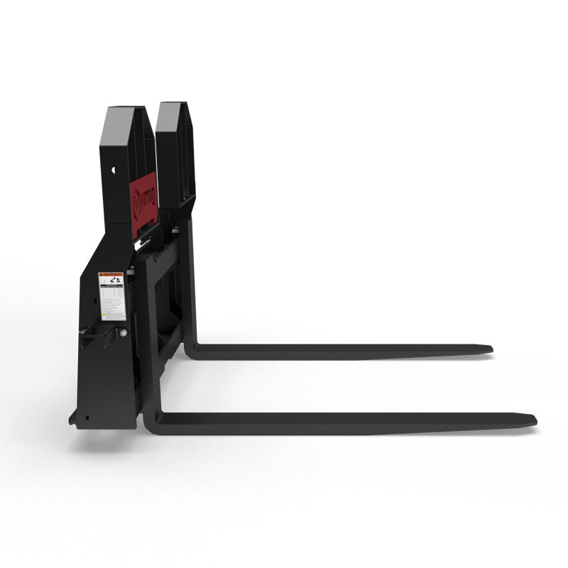 Virnig Rail Pallet Fork Walk-Through | Models PFWT4240 To PFWT4862 | Tine Length 42" To 72" | Widths 50.5" / 45.5" | Hydraulic Flow 15 To 25 GPM | For Skid Steer