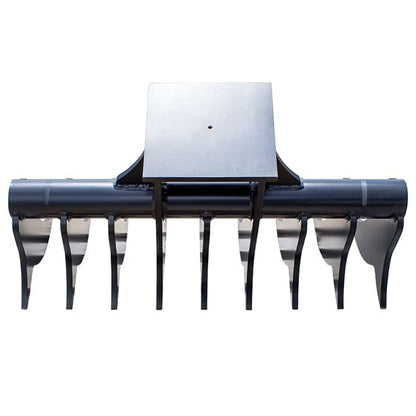 Mongo Attachments Rake | Model MRAKE3 | 40" Width | Heavy-Duty Land Clearing Attachment | 3–5 Ton | For Excavator