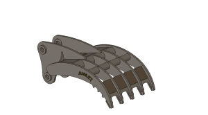 Amulet B.R.U.T Rigid Thumb Attachments | Model Nitro Series | Machine Size 3-50 Tons | For Excavators