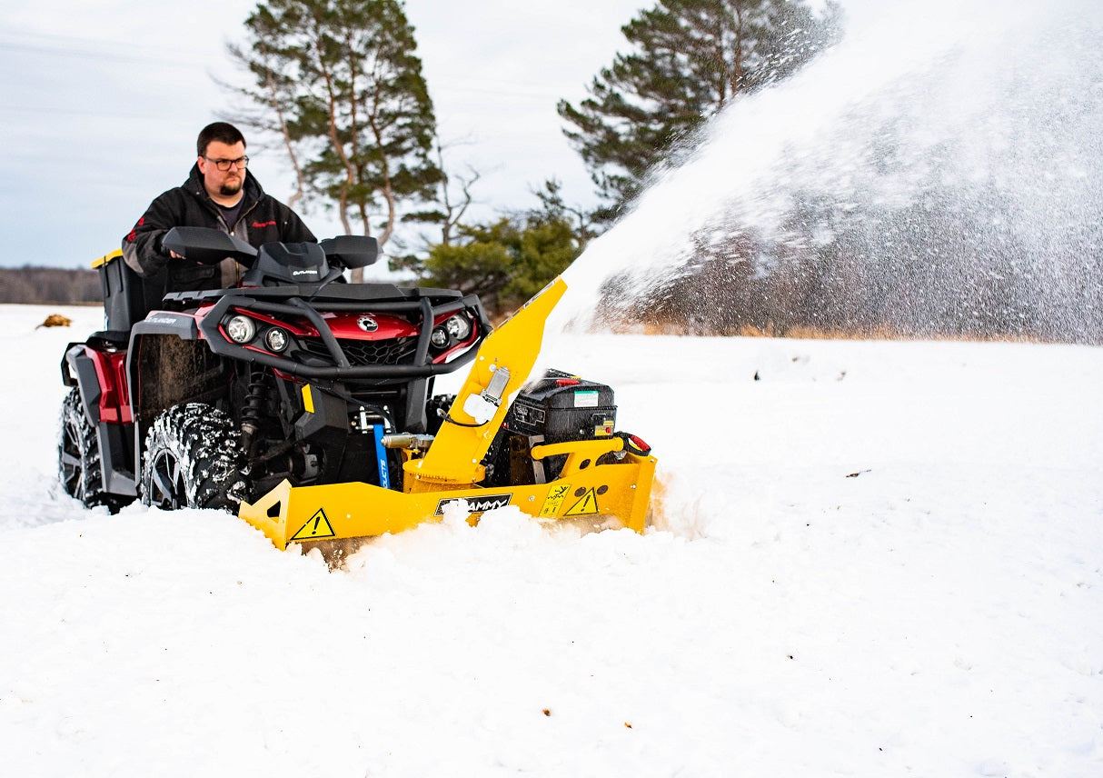 RAMMY 48", 55" & 61" ATV SNOWBLOWER 120/140/155 PROFESSIONAL SERIES 420CC ENGINE