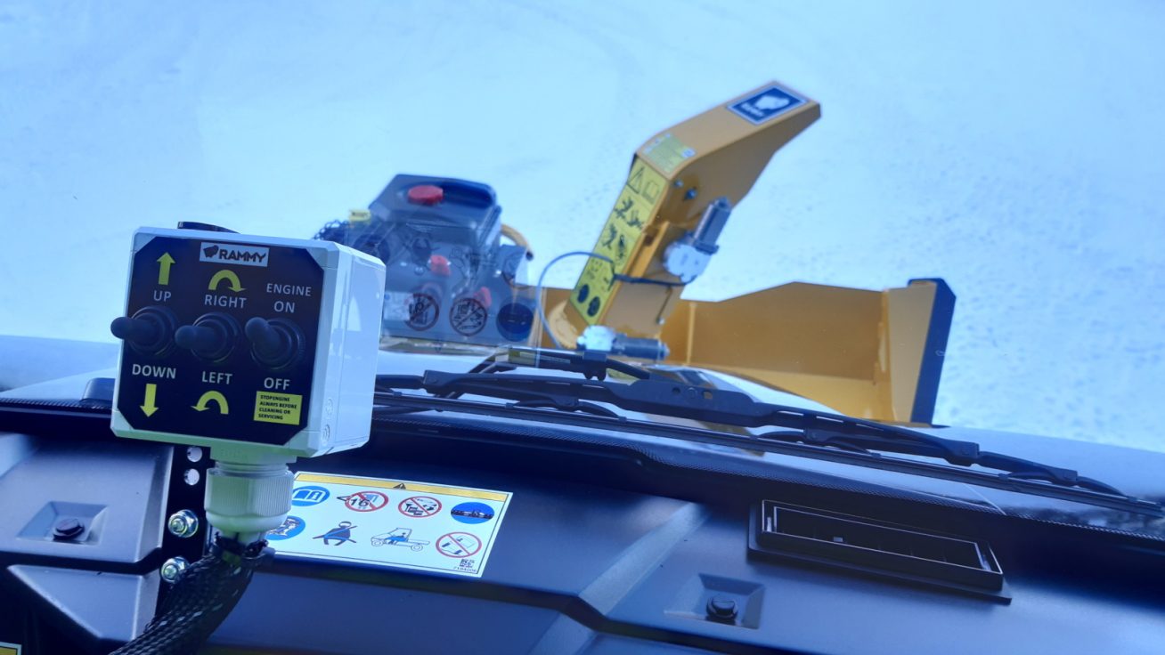 Rammy 155 UTV Snowblower | Clearing Width 61" | Engine 420 cc | 30–60 HP | For UTVs