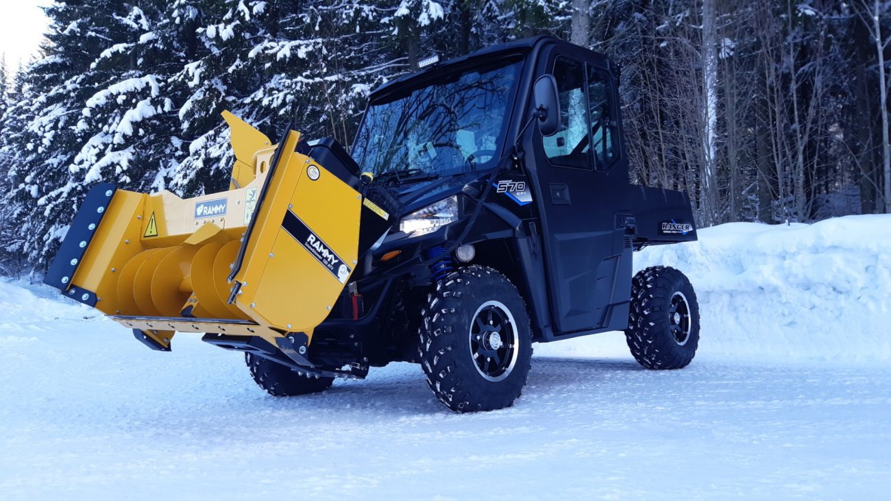 Rammy 155 UTV Snowblower | Clearing Width 61" | Engine 420 cc | 30–60 HP | For UTVs