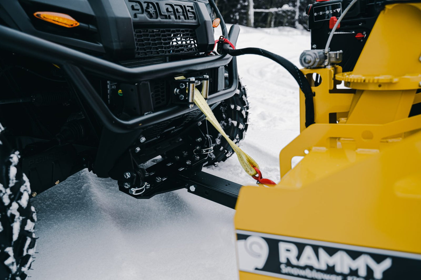 Rammy 155 UTV Snowblower | Clearing Width 61" | Engine 420 cc | 30–60 HP | For UTVs