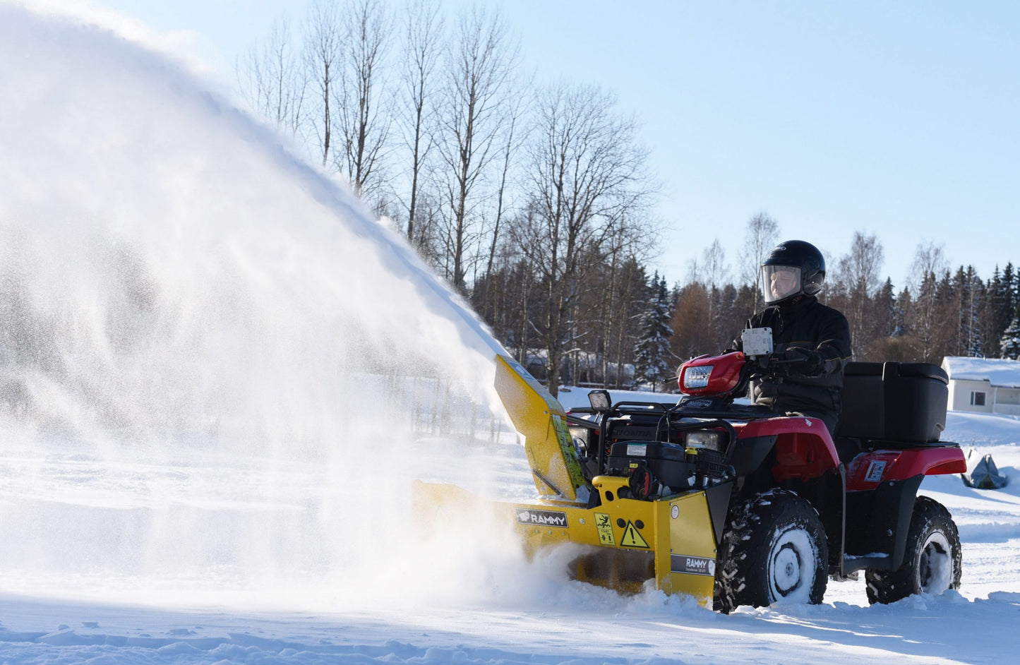 RAMMY 48", 55" & 61" ATV SNOWBLOWER 120/140/155 PROFESSIONAL SERIES 420CC ENGINE