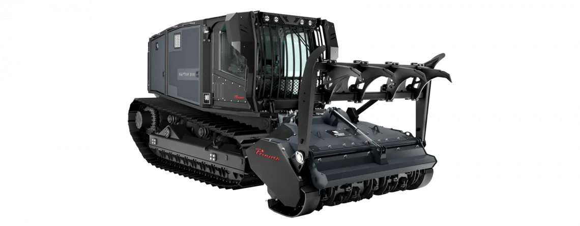 Prinoth Track Mulcher Carrier Vehicle | Model Raptor-300 | Horsepower 275 HP | For Forestry & Mulching Operations