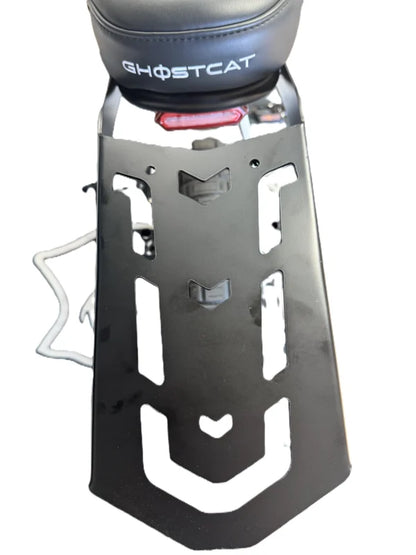 GhostCat Bikes Accessories Bundle | Battery Decals, BMX Kit – F Series, Drift Eight Metal Front Plate, Premium Tapia Seats, Rear Rack & Basket Options | For All Models GhostCat Bikes