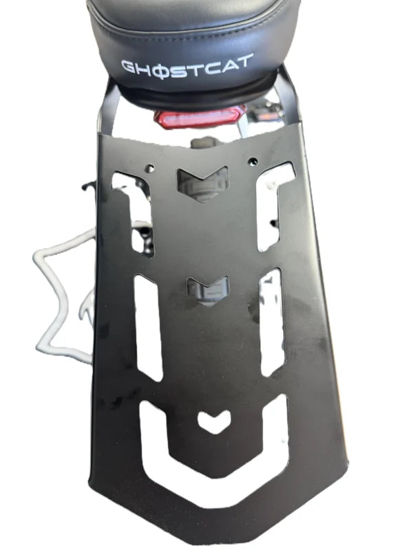 GhostCat Bikes Accessories Bundle | Battery Decals, BMX Kit – F Series, Drift Eight Metal Front Plate, Premium Tapia Seats, Rear Rack & Basket Options | For All Models GhostCat Bikes