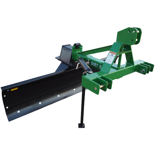 Dirt Dog Rear Scrape Blade | 70 Series | Working Width 72”, 84” & 96” | 55-70 HP | For Tractors