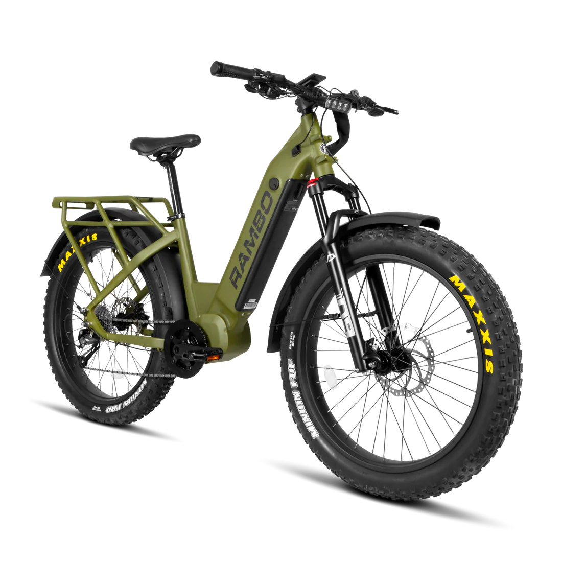 Rambo Rebel 2.0 | 1,000W BBSHD Ultra Quiet Motor | 9-Speed Gear System | Load Capacity 300 Lbs