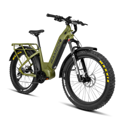 Rambo Rebel 2.0 | 1,000W BBSHD Ultra Quiet Motor | 9-Speed Gear System | Load Capacity 300 Lbs