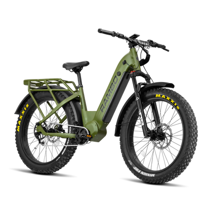 Rambo Electric Bike | Rebel 2.0 SS (Single Speed) | 1000W Bafang Mid-Drive Motor | 48V 15Ah Battery | Up to 32 Miles Range | For Off-Road Adventures