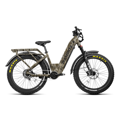 Rambo Electric Bike | Rebel 2.0 SS (Single Speed) | 1000W Bafang Mid-Drive Motor | 48V 15Ah Battery | Up to 32 Miles Range | For Off-Road Adventures