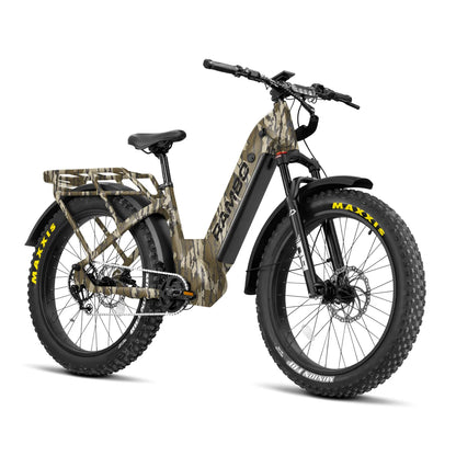 Rambo Electric Bike | Rebel 2.0 SS (Single Speed) | 1000W Bafang Mid-Drive Motor | 48V 15Ah Battery | Up to 32 Miles Range | For Off-Road Adventures