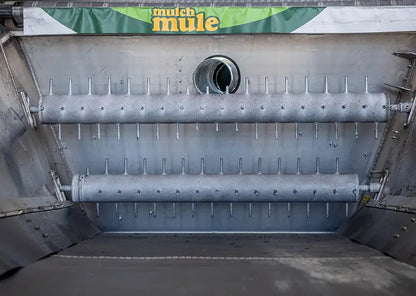 Mulch Mule | MM2BG Base Model | Billy Goat Leaf Vac & Wireless Remote | 24’4” Length | 15 Cu. Yd. Capacity | 8’ Width | For Bulk Material Delivery & Leaf Cleanup