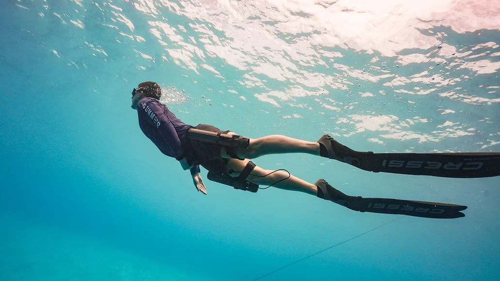 Lefeet Underwater Scooter | Model P1 Standard & P1 XR | Length 9.72"–15.79" | Width 12.40" | Height 5.12" | 9 & 13 kgf Thrust | 60m Depth | 60–90 Min Runtime | For Scuba, Freediving & SUP
