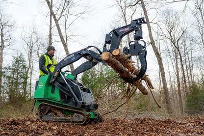 Fecon Red Line Log Grapple | Model LG57 | Opening Width 57" | 10–20 GPM | For Mini Skid Steer