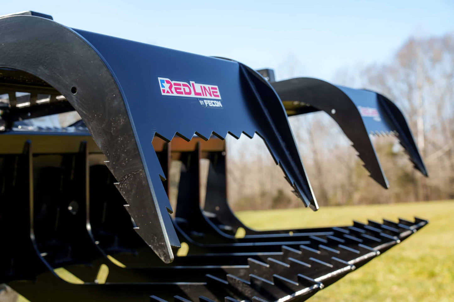 Fecon Red Line Brush Grapple | Model BG48 & BG84 | Size 48 To 84" | 8 To 30+ GPM | For Mini & Skid Steers