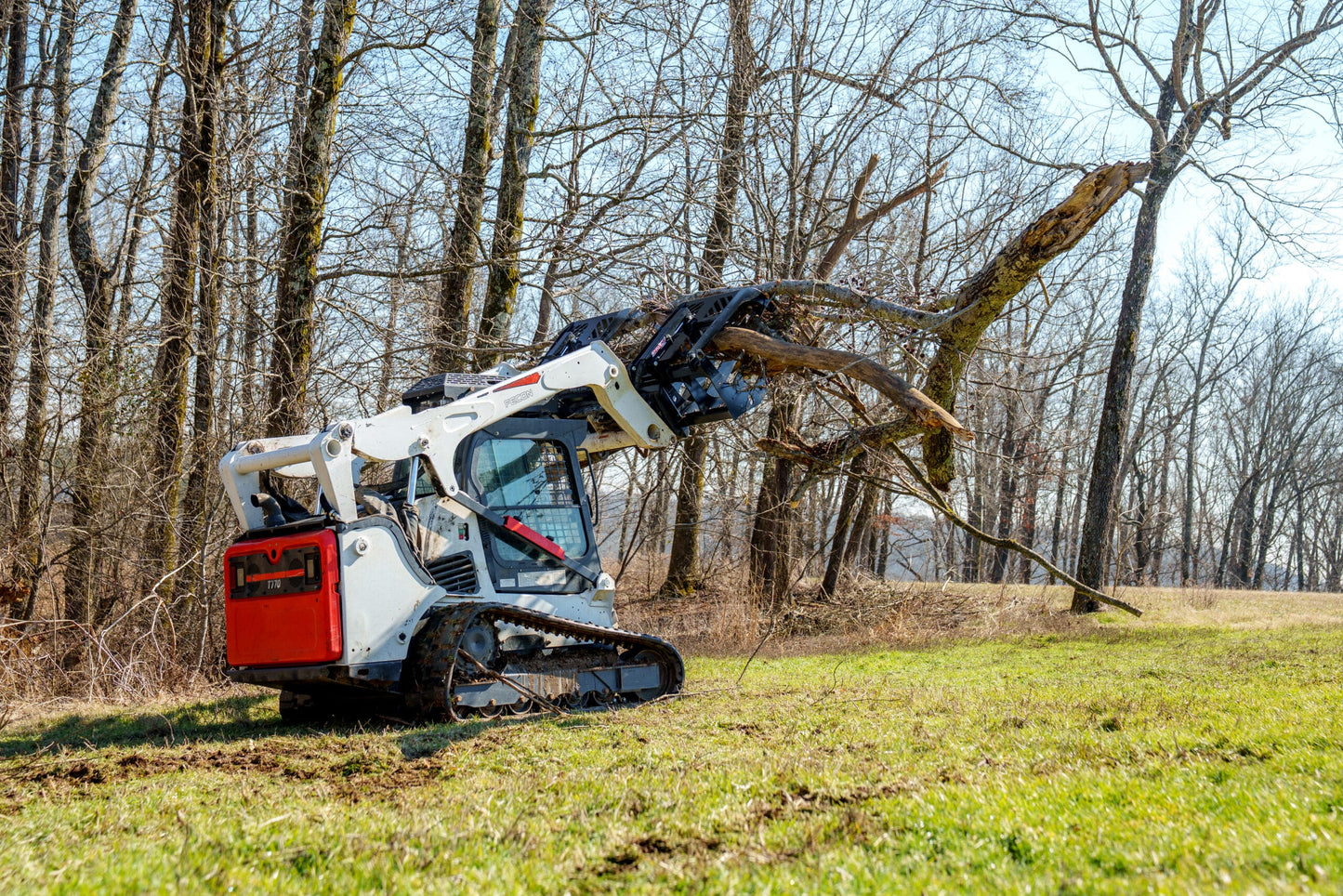 Fecon Red Line Brush Grapple | Model BG48 & BG84 | Size 48 To 84" | 8 To 30+ GPM | For Mini & Skid Steers