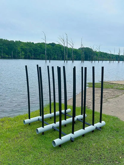 MossBack Fish Habitat Reed Mat | 60" x 60" x 60" Dense Cover Structure | Biologist-Designed | For Multi-Species Fishing & Spawning Protection in Ponds & Lakes