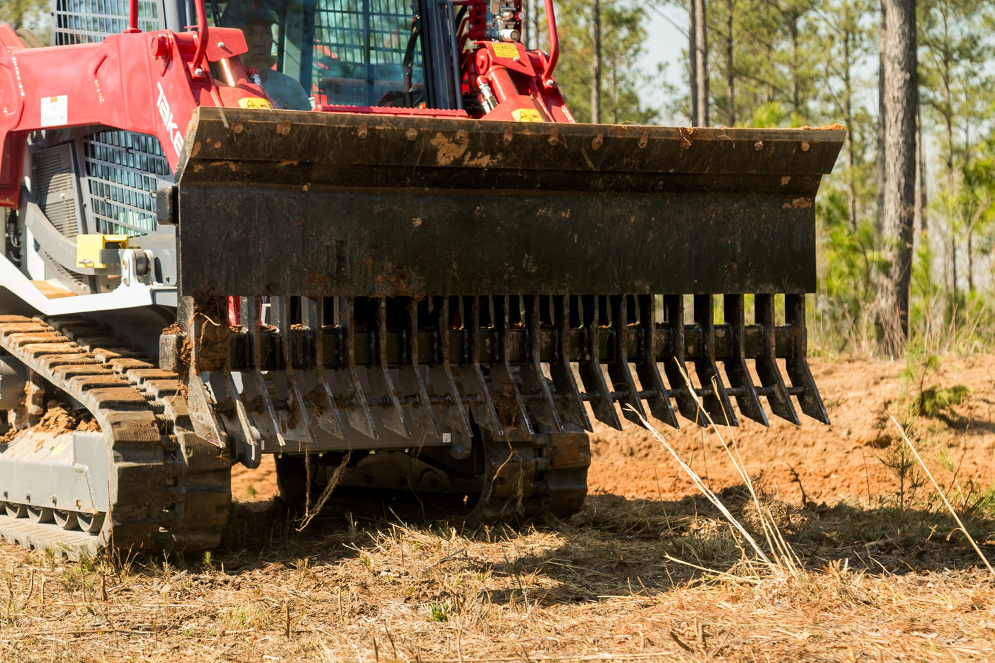 SOLESBEE'S 40 TO 80 HOREPOWER (HP) SKID STEER REVERSIBLE SICK RAKE BLADE FOR SKID STEER