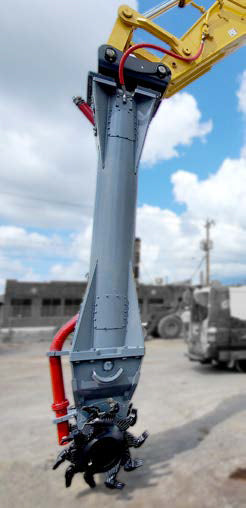 RockZone Soil & Dirt Mixer | Model MXR-D30 LH | Drum Width 53" | 25 To 42 Tons | For Excavator