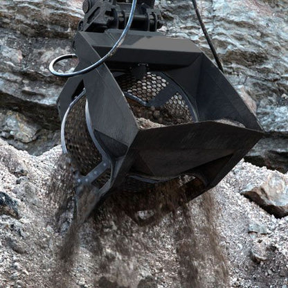 RockZone Rock Screener | RS Series | Screen Drum Diameter 31.5" - 78.75" | Machine Size 3 - 35+ Tons | For Excavators