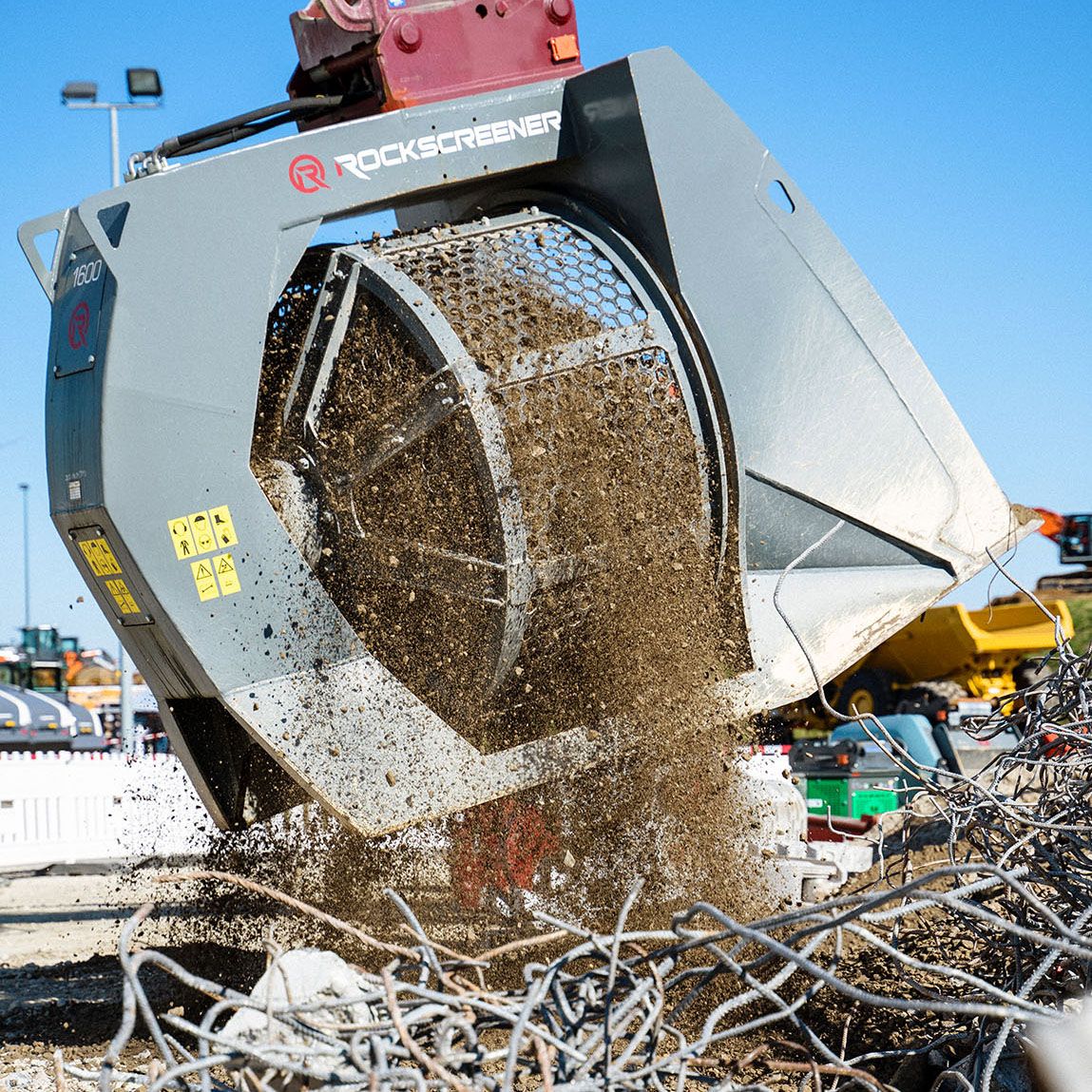 RockZone Rock Screener | RS Series | Screen Drum Diameter 31.5" - 78.75" | Machine Size 3 - 35+ Tons | For Excavators