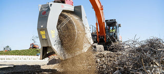 RockZone Rock Screener | RS Series | Screen Drum Diameter 31.5" - 78.75" | Machine Size 3 - 35+ Tons | For Excavators