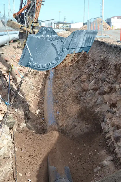 RockZone Rocksorter Sorting Bucket | Models V3 To V35 | Width 28 To 63 Inches | 2 To 40 Tons | For Excavators