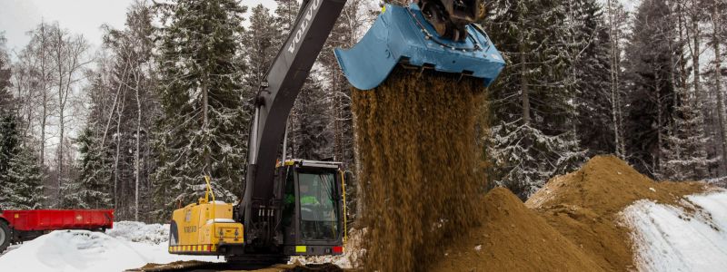 RockZone Rocksorter Sorting Bucket | Models V3 To V35 | Width 28 To 63 Inches | 2 To 40 Tons | For Excavators