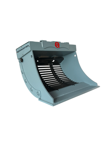 RockZone Rocksorter Sorting Bucket | Models V3 To V35 | Width 28 To 63 Inches | 2 To 40 Tons | For Excavators