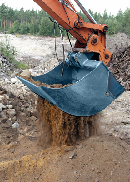 RockZone Rocksorter Sorting Bucket | Models V3 To V35 | Width 28 To 63 Inches | 2 To 40 Tons | For Excavators