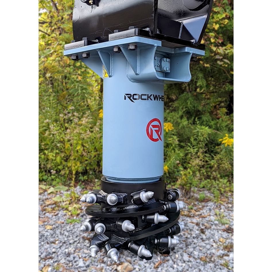 RockZone Rockwheel Axial Drum Cutters | Models AX 20 & AX 30 | Drums Width 26" & 27" | 18 To 35 Tons | For Excavators