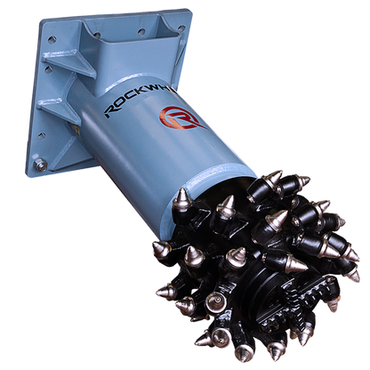 RockZone Rockwheel Axial Drum Cutters | Models AX 20 & AX 30 | Drums Width 26" & 27" | 18 To 35 Tons | For Excavators