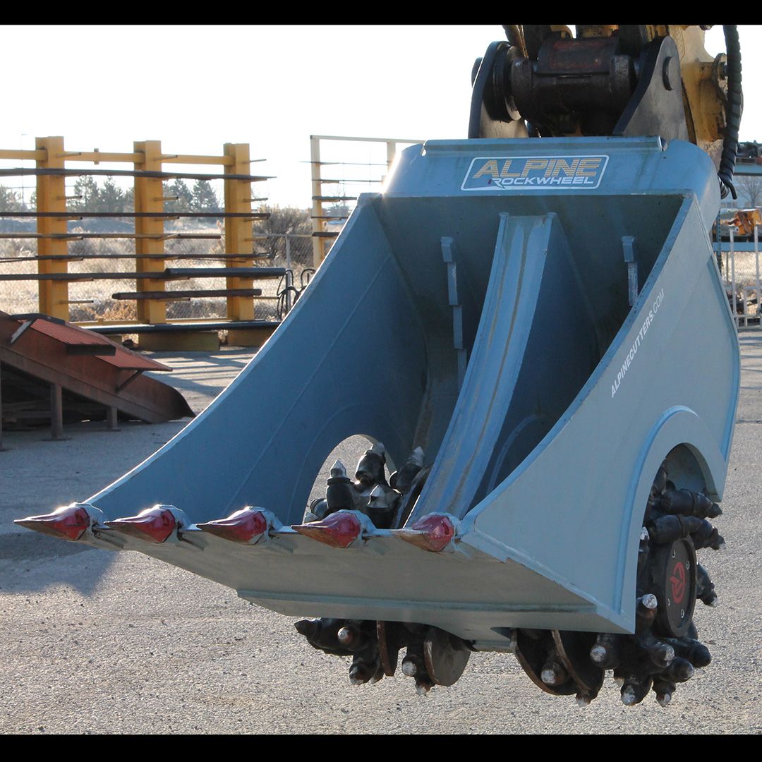 RockZone Cutter Bucket | Model CB15, CB20 & CB30 | Drum Width 33", 42" & 46" | Machine Size 13 - 35 Tons | For Excavators