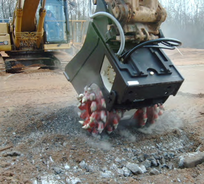 RockZone Cutter Bucket | Model CB15, CB20 & CB30 | Drum Width 33", 42" & 46" | Machine Size 13 - 35 Tons | For Excavators