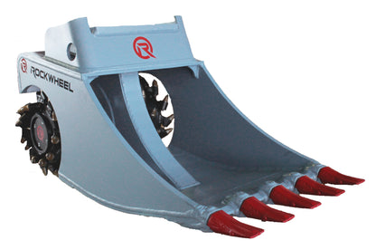 RockZone Cutter Bucket | Model CB15, CB20 & CB30 | Drum Width 33", 42" & 46" | Machine Size 13 - 35 Tons | For Excavators