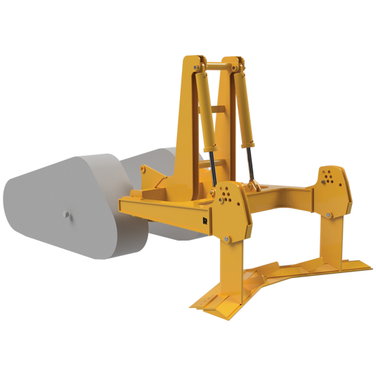 ROCKLAND ROOT PLOW WITH HYDRAULIC CONTROL FOR DOZERS