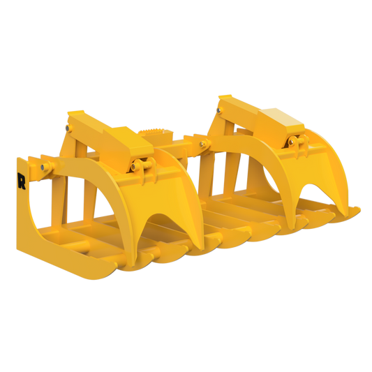 Rockland Heavy Duty Root Grapple | 2" Inch Bore Cylinders | Horsepower 65 To 75 HP | For Skid Steer