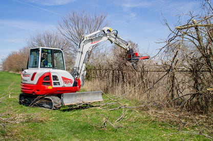 Mongo Attachments Rotary Brush Cutter | Model MRC50 | Width 50" | 16–18 GPM | 6 Ton | For Excavators