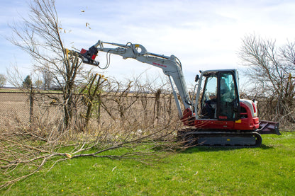 Mongo Attachments Rotary Brush Cutter | Model MRC50 | Width 50" | 16–18 GPM | 6 Ton | For Excavators
