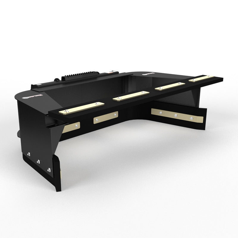 Virnig Rubber Manure Scraper Attachment | Model SMR Series | Widths 72" To 96" | Hydraulic Flow 15 To 25 GPM | For Skid Steer